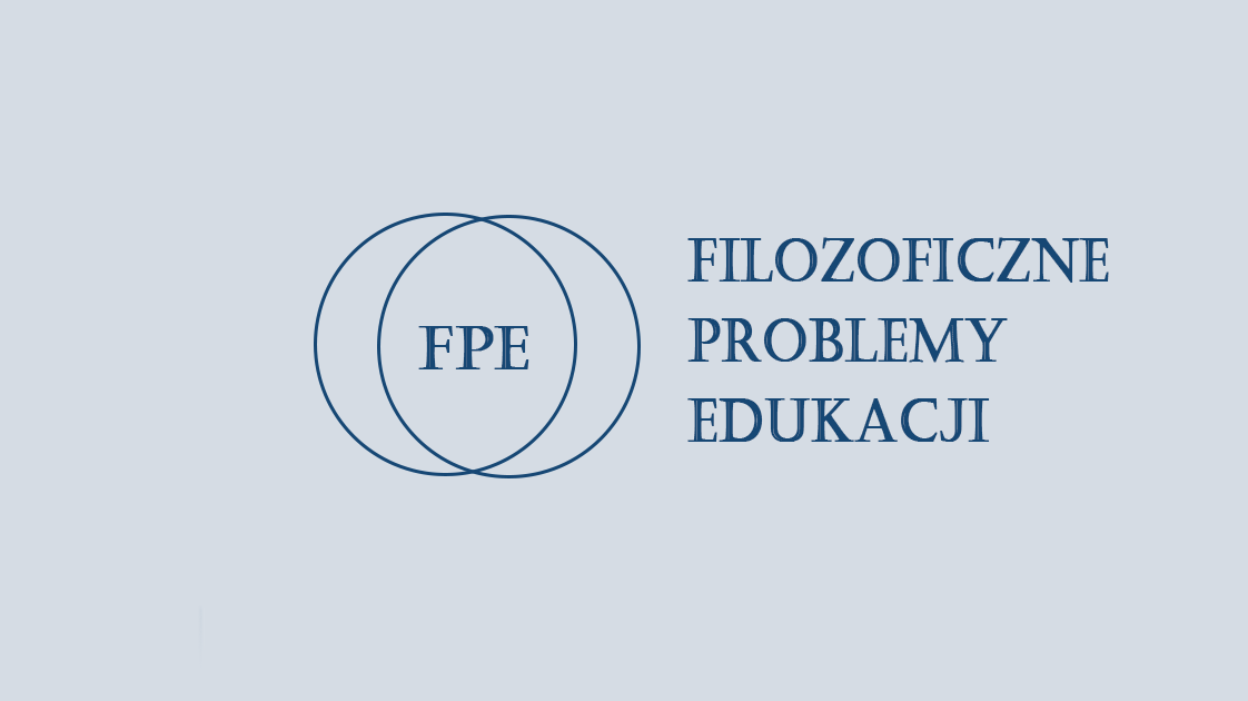 banner czasopisma "Filozoficzne Problemy Edukacji"