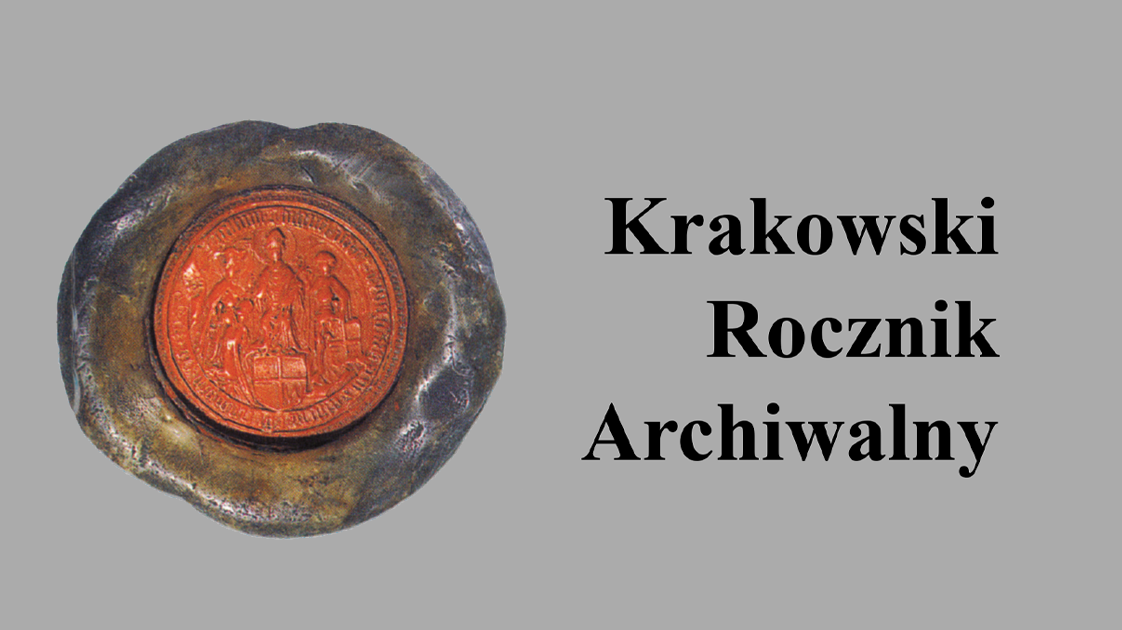 " Krakowski Rocznik Archiwalny" banner