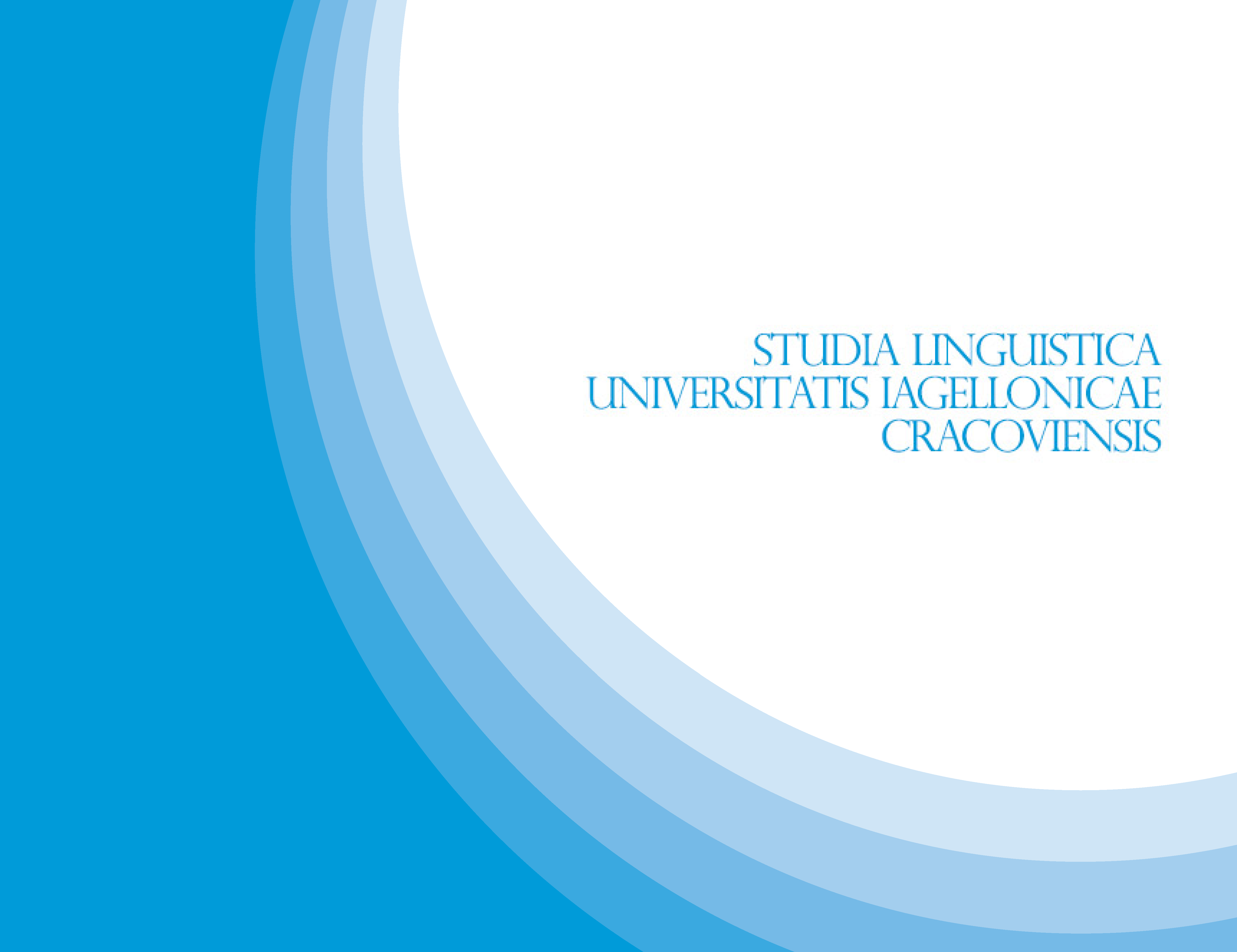 banner czasopisma Studia Linguistica Universitatis Iagellonicae Cracoviensis