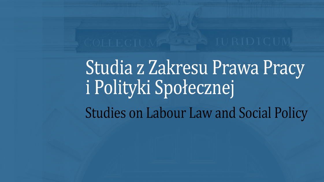 banner czasopisma Studia z Zakresu Prawa Pracy i Polityki Społecznej