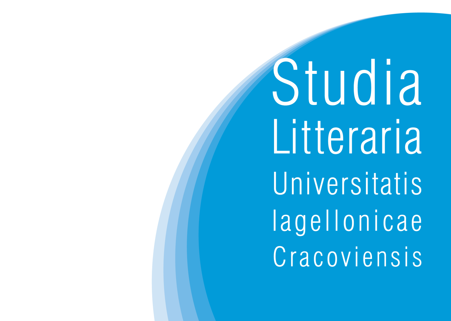 banner czasopisma Studia Litteraria Universitatis Iagellonicae Cracoviensis