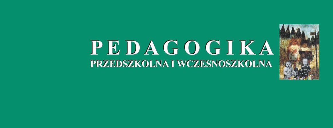 banner czasopisma Pedagogika Przedszkolna i Wczesnoszkolna