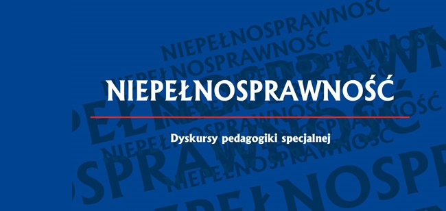 banner czasopisma "Niepełnosprawność"