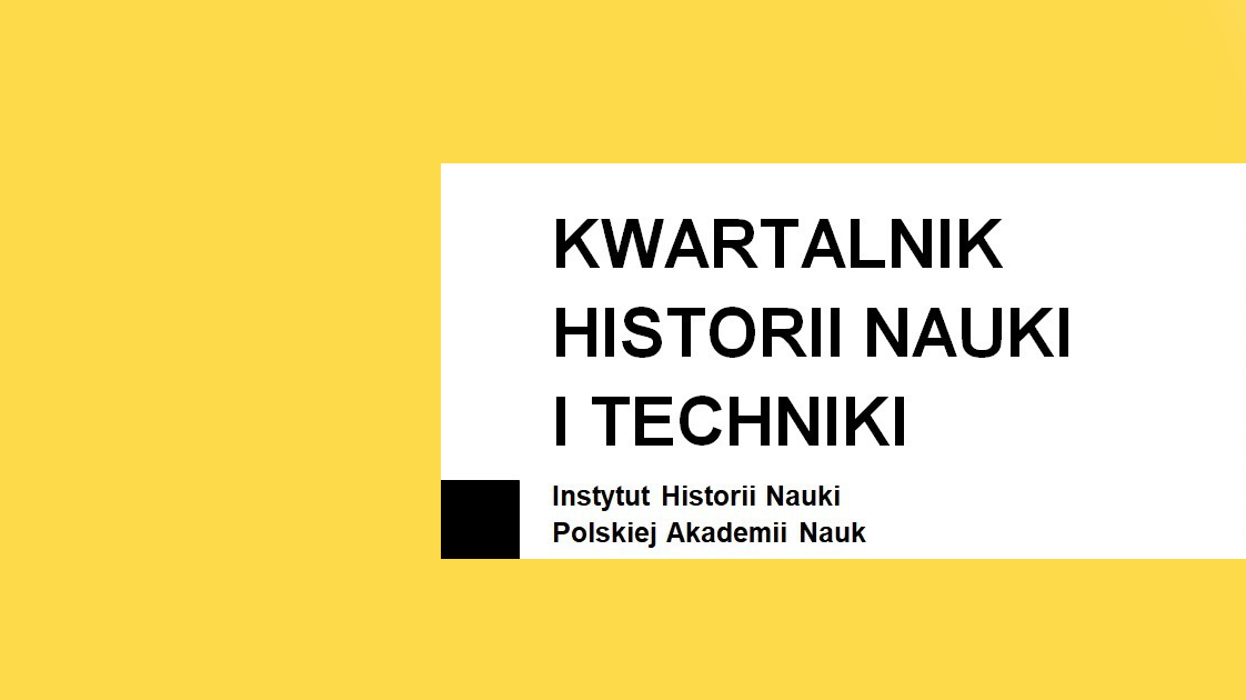 banner "Kwartalnika Historii Nauki i Techniki"