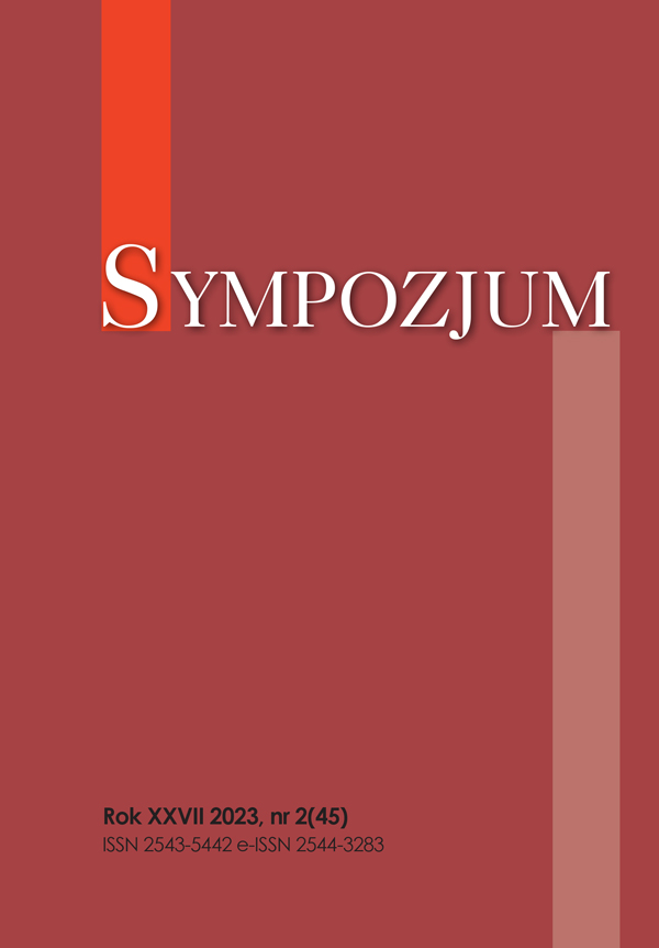 Sympozjum issue 2 2024 cover