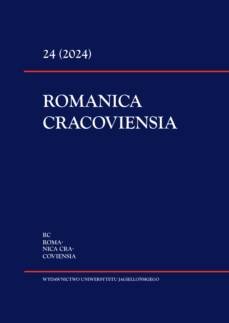 Romanica Cracoviensia Special Issue (2024) cover