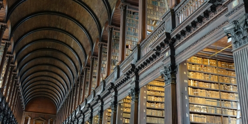 Low Angle Library Photography, author:  Ann Marie Kennon