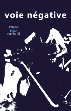 Cahiers ERTA no 33 front cover