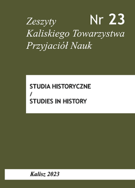 okładka czasopisma "Zeszyty Kaliskiego Towarzystwa Przyjaciół Nauk"