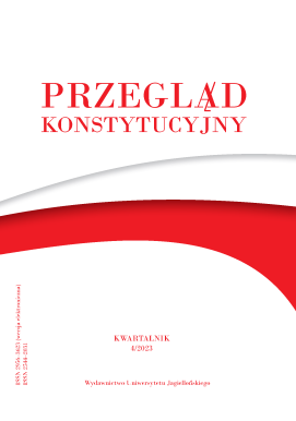 Okładka Przegląd Konstytucyjny 4/2023