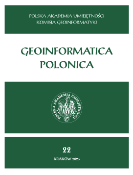 okładka tomu 22 Geoinformatica Polonica