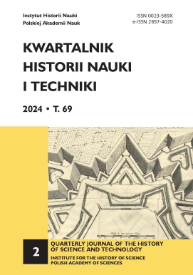 Okładka Kwartalnika Historii Nauki i Techniki 2/2024