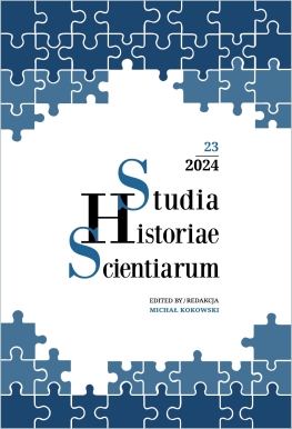 cover of Studia Historiae Scientiarum